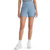 imageG4Free Comfy Ribbed Womens Shorts Dressy Casual High Waisted Athletic Lounge Trouser Shorts with Side PocketsDusty Blue