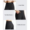 imageG4Free EverGoing Athletic Shorts for Women 6 Cross Waist Summer Casual Shorts with PocketsBlack