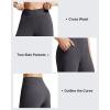 imageG4Free EverGoing Athletic Shorts for Women 6 Cross Waist Summer Casual Shorts with PocketsDark Gray