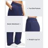 imageG4Free Flurrylux Womens Fleece Lined Straight Leg Sweatpants Cotton Warm Lounge Pants with PocketsRoyal Blue