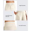 imageG4Free ShiftReady Athletic Shorts for Women High Waisted Trouser Shorts Trendy Casual Summer Short with PocketsIvory