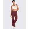 imageG4Free ShiftReady Yoga Pants Women High Waist Dress Work Pants with Pockets Straight Leg Business Casual Trousers 283032Dark Burgundy
