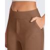 imageG4Free ShiftReady Yoga Pants Women High Waist Dress Work Pants with Pockets Straight Leg Business Casual Trousers 283032Dark Coffee