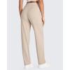 imageG4Free ShiftReady Yoga Pants Women High Waist Dress Work Pants with Pockets Straight Leg Business Casual Trousers 283032Light Khaki