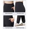 imageG4Free Smoofit Fleece Lined Joggers Sweatpants Women Thermal Casual Lounge with Pockets Warm Pants for Workout Winter TravelBlack