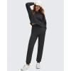 imageG4Free Womens Fleece Lined Workout Joggers with Pockets High Waisted Sweatpants Running Casual Outdoor Winter PantsBlack