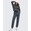 imageG4Free Womens Fleece Lined Workout Joggers with Pockets High Waisted Sweatpants Running Casual Outdoor Winter PantsDark Gray