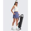 imageG4Free A Line Golf Skirts for Women 15 Elastic High Waisted Tennis Skorts Soft Casual Athletic Inner Shorts 4 PocketsDusky Purple