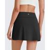 imageG4Free BareFeel 15 Golf Skirts for Women High Waisted A Line Casual Athletic Skorts Inner Shorts with 2 PocketsBlack