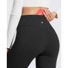 imageG4Free BareFeel Fleece Lined Leggings for Women High Waisted Thermal Lounge Yoga Pants with Back Pocket 252729Black