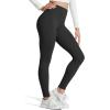 imageG4Free BareFeel Fleece Lined Leggings for Women High Waisted Thermal Lounge Yoga Pants with Back Pocket 252729Black