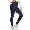 imageG4Free BareFeel Fleece Lined Leggings for Women High Waisted Thermal Lounge Yoga Pants with Back Pocket 252729Dark Navy