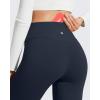 imageG4Free BareFeel Fleece Lined Leggings for Women High Waisted Thermal Lounge Yoga Pants with Back Pocket 252729Dark Navy
