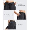 imageG4Free Chillwhisp Split Running Shorts for Women 3 Builtin Shorts for Athletic Workout GymBlackWhite