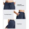 imageG4Free Chillwhisp Split Running Shorts for Women 3 Builtin Shorts for Athletic Workout GymDark NavyWhite