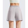 imageG4Free Chillwhisp Split Running Shorts for Women 3 Builtin Shorts for Athletic Workout GymPure Chime Gray