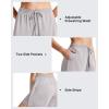 imageG4Free Chillwhisp Split Running Shorts for Women 3 Builtin Shorts for Athletic Workout GymPure Chime Gray