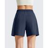 imageG4Free Chillwhisp Split Running Shorts for Women 3 Builtin Shorts for Athletic Workout GymPure Dark Navy
