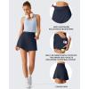 imageG4Free Drawstring Golf Skirts for Women  15 Athletic Curved Hem Tennis Skort Casual Skorts Inner Shorts with Ball PocketDark Navy