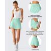 imageG4Free Drawstring Golf Skirts for Women  15 Athletic Curved Hem Tennis Skort Casual Skorts Inner Shorts with Ball PocketMint