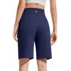 imageG4Free EverGoing Bermuda Shorts for Women 10  High Waisted Knee Length Athletic Casual Shorts with PocketsRoyal Blue