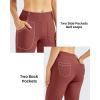 imageG4Free Fleece Lined Leggings Women Yoga Dress Pants with 4 Pockets Stretchy Work Pants Business Casual 293133Wine