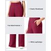 imageG4Free Flurrylux Cotton Fleece Lined Sweatpants Women Elastic Waist Wide Leg Lounge Pants Warm WinterRumba Red