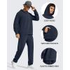 imageG4Free Smoofit Fleece Lined Hoodies Pullover for Men Warm Casual Fashion Sweatshirts with Pockets Fall WinterDark Blue