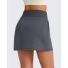 imageG4Free Smoofit Modal Soft Sweat Skirts for Women  ALine Drawstring Summer Casual Lounge Short Skirt with PocketsDark Grey