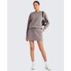 imageG4Free Smoofit Modal Soft Sweat Skirts for Women  ALine Drawstring Summer Casual Lounge Short Skirt with PocketsTaupe