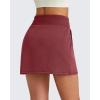 imageG4Free Smoofit Modal Soft Sweat Skirts for Women  ALine Drawstring Summer Casual Lounge Short Skirt with PocketsWine