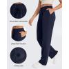 imageG4Free Smoofit Modal Soft Wide Leg Sweatpants Yoga Pants with Pockets Drawcord Casual Lounge PantsDark Navy