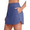 imageG4Free A Line Golf Skirts for Women 15 Elastic High Waisted Tennis Skorts Soft Casual Athletic Inner Shorts 4 PocketsDusky Purple