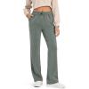 imageG4Free Smoofit Modal Soft Wide Leg Sweatpants Yoga Pants with Pockets Drawcord Casual Lounge PantsGray Sage