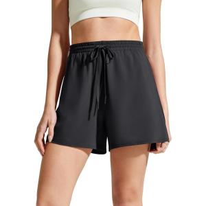 imageG4Free Chillwhisp Split Running Shorts for Women 3 Builtin Shorts for Athletic Workout GymBlackBlack