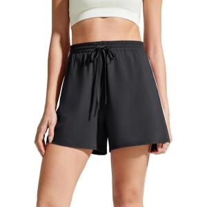 imageG4Free Chillwhisp Split Running Shorts for Women 3 Builtin Shorts for Athletic Workout GymBlackWhite