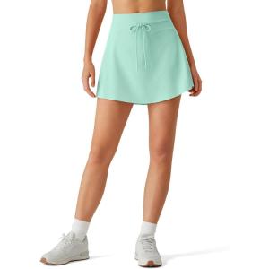 imageG4Free Drawstring Golf Skirts for Women  15 Athletic Curved Hem Tennis Skort Casual Skorts Inner Shorts with Ball PocketMint