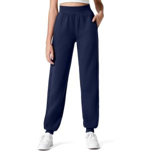 imageG4Free Flurrylux Cotton Fleece Lined Joggers for Women High Waist Sweatpants Winter Pants Warm Casual Lounge WorkoutRoyal Blue