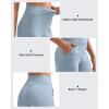 imageG4Free Womens Ribbed Knit Wide Leg Pants with Pockets Lightweight Stretchy Yoga Pants Casual LoungeBlue Willow
