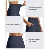 imageG4Free Womens Ribbed Knit Wide Leg Pants with Pockets Lightweight Stretchy Yoga Pants Casual LoungeDark Blue