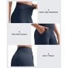 imageG4Free Womens Ribbed Knit Wide Leg Pants with Pockets Lightweight Stretchy Yoga Pants Casual LoungeDark Navy