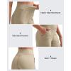 imageG4Free Womens Ribbed Knit Wide Leg Pants with Pockets Lightweight Stretchy Yoga Pants Casual LoungeDirty Latte
