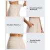 imageG4Free Womens Ribbed Knit Wide Leg Pants with Pockets Lightweight Stretchy Yoga Pants Casual LoungeLight Khaki