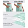 imageG4Free Womens Ribbed Knit Wide Leg Pants with Pockets Lightweight Stretchy Yoga Pants Casual LoungePowder Blue