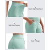 imageG4Free Womens Ribbed Knit Wide Leg Pants with Pockets Lightweight Stretchy Yoga Pants Casual LoungePowder Blue