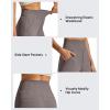 imageG4Free Womens Ribbed Knit Wide Leg Pants with Pockets Lightweight Stretchy Yoga Pants Casual LoungeTaupe