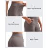 imageG4Free Womens Ribbed Knit Wide Leg Pants with Pockets Lightweight Stretchy Yoga Pants Casual LoungeTaupe