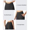 imageG4Free Ribbed Ankle Pants for Women 78 Length Wide Leg Yoga Pants with Pockets Casual TravelBlack
