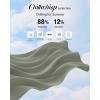 imageG4Free 20 Knee Length Tennis Skirts for Women High Waisted Golf Skorts Soft Athletic Builtin Shorts 3 PocketsSmoky Green
