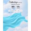 imageG4Free A Line Golf Skirts for Women 15 Elastic High Waisted Tennis Skorts Soft Casual Athletic Inner Shorts 4 PocketsSky Blue